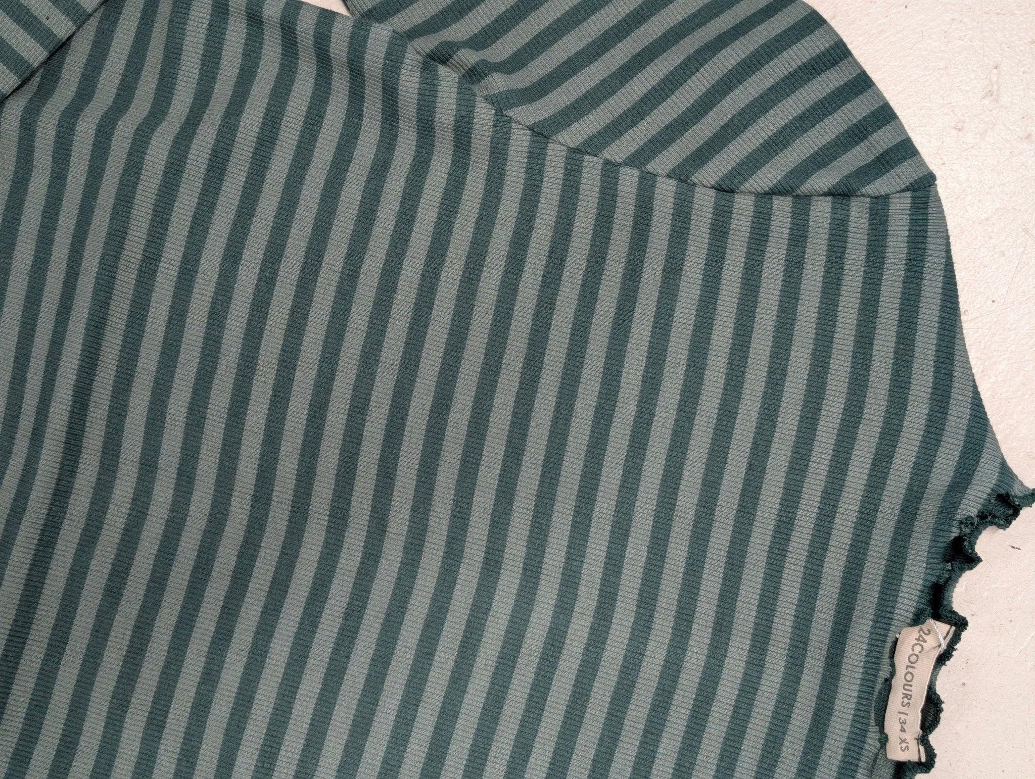 24 colours Striped Shirt - Green - Kubanna