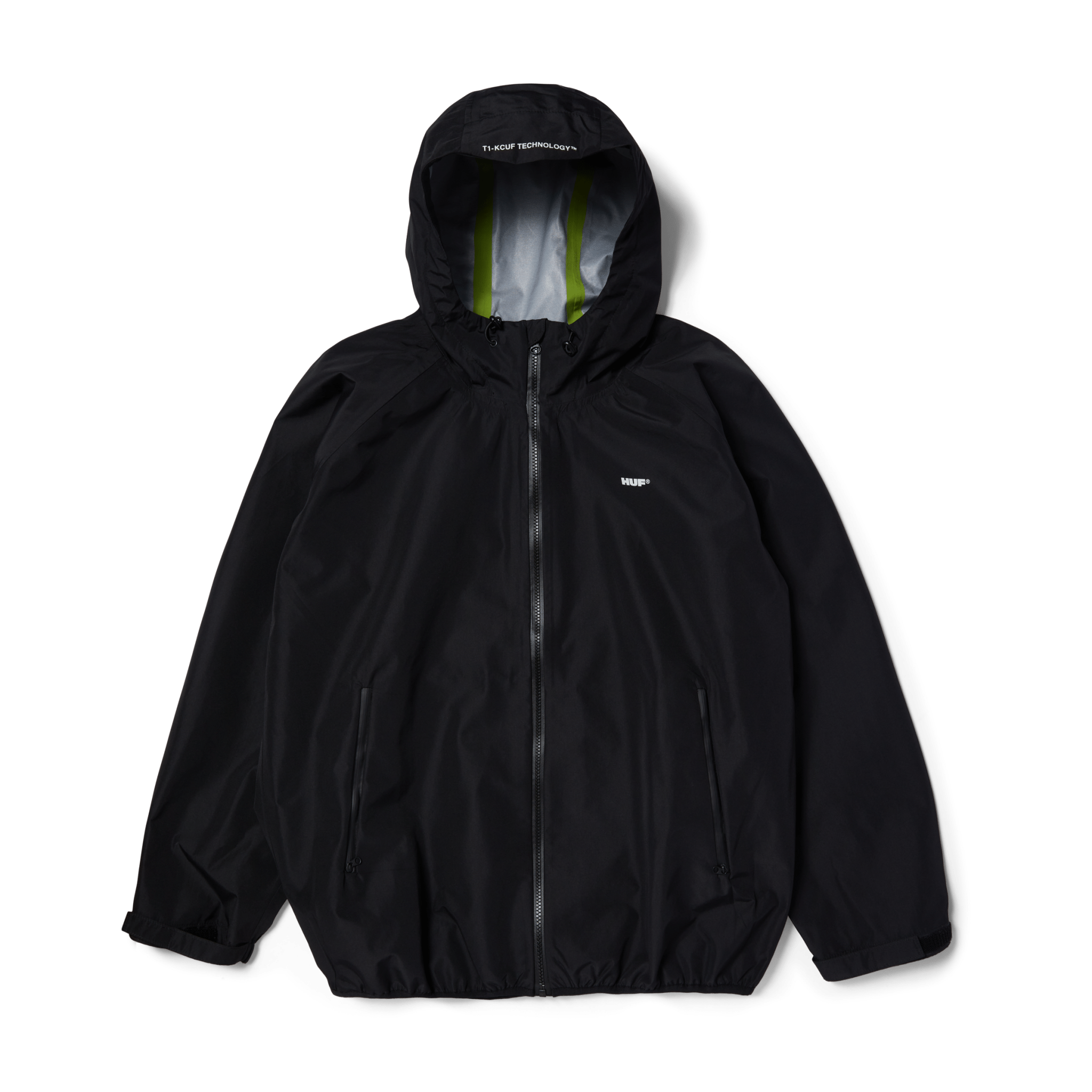 HUF RAINIER SHELL JACKET - Black - Kubanna