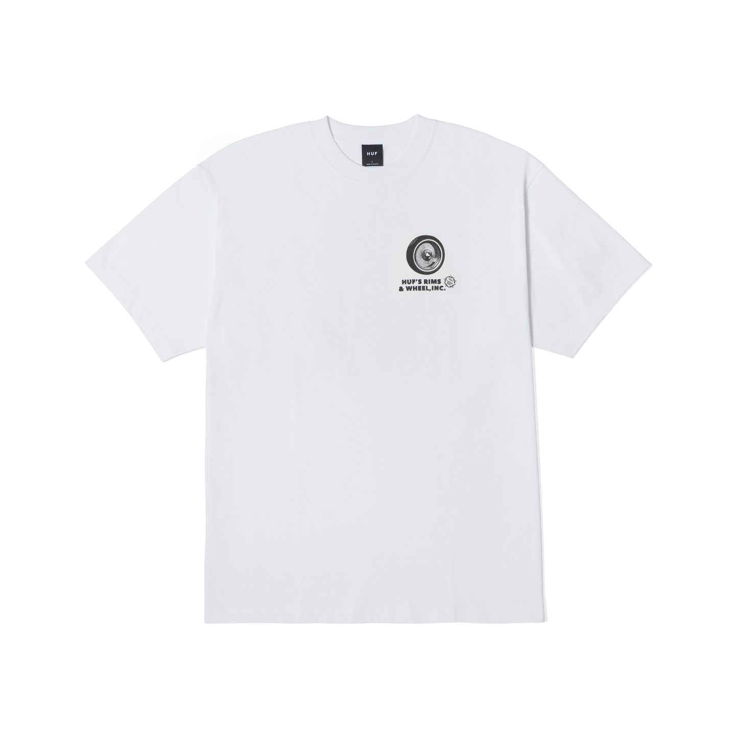 HUF Rim & Wheel Inc S/S Tee - White