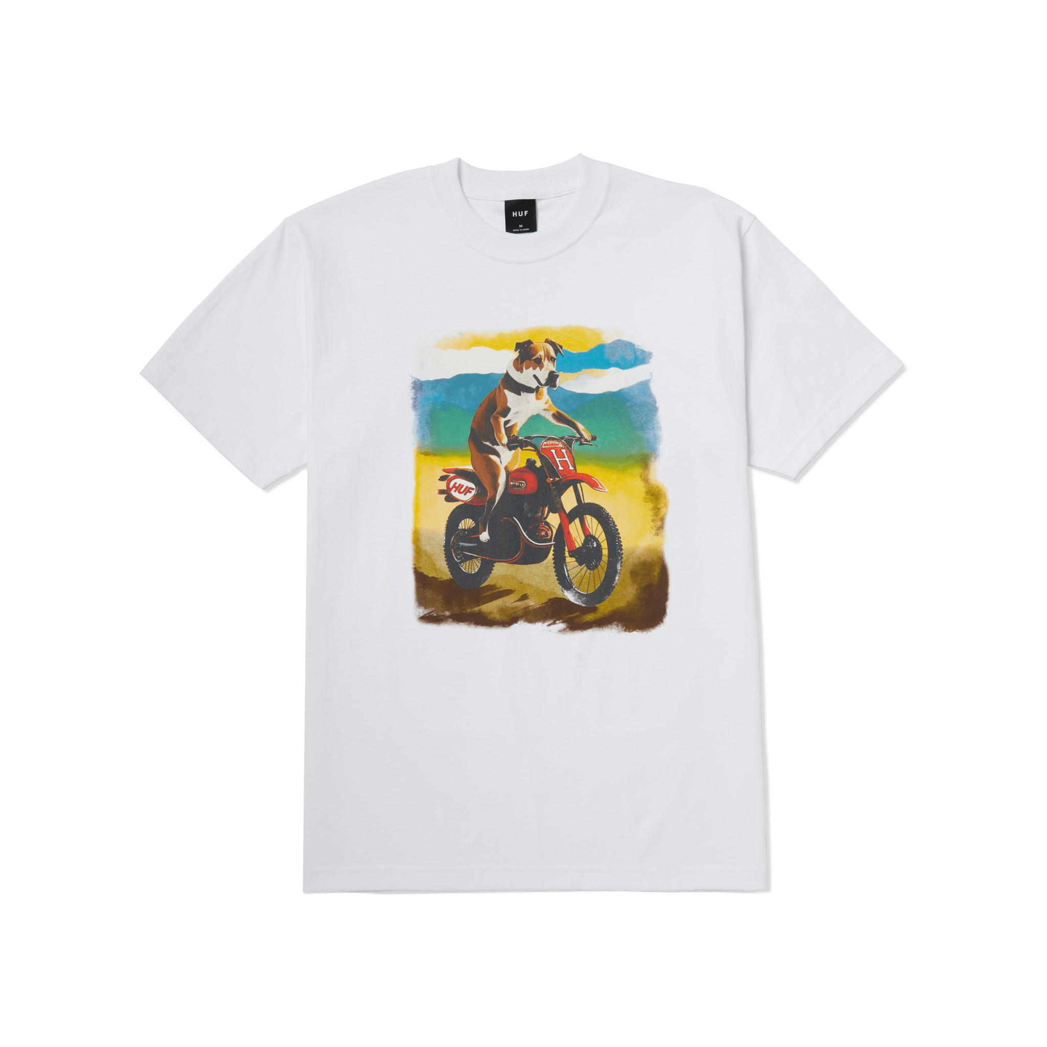 HUF Road Dog S/S Tee - White - Kubanna