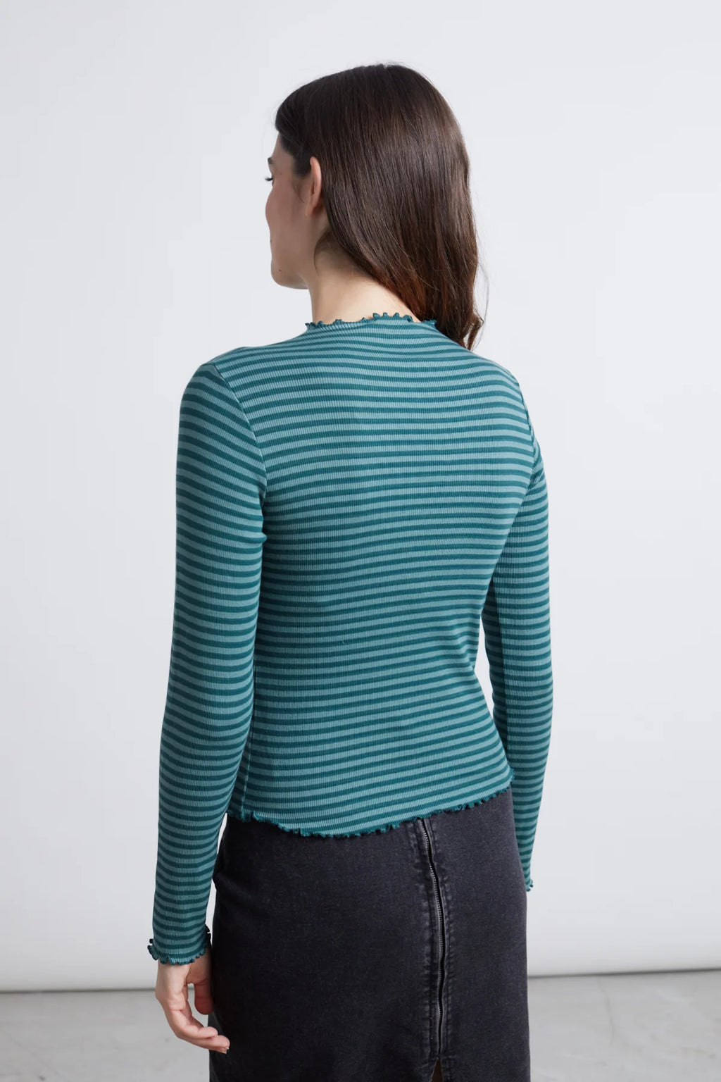 24 colours Striped Shirt - Green - Kubanna