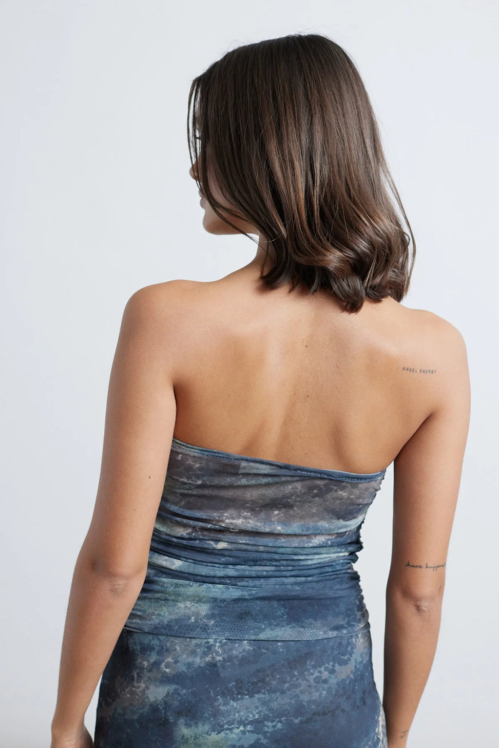 24 Colours Top with Print - Black