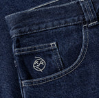 Polar Skate Co. | Big Boy Shorts – Dark Blue/White Stitching