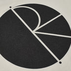 Polar Skate Co. | Contrast Tee Fill Logo – Ivory/Black