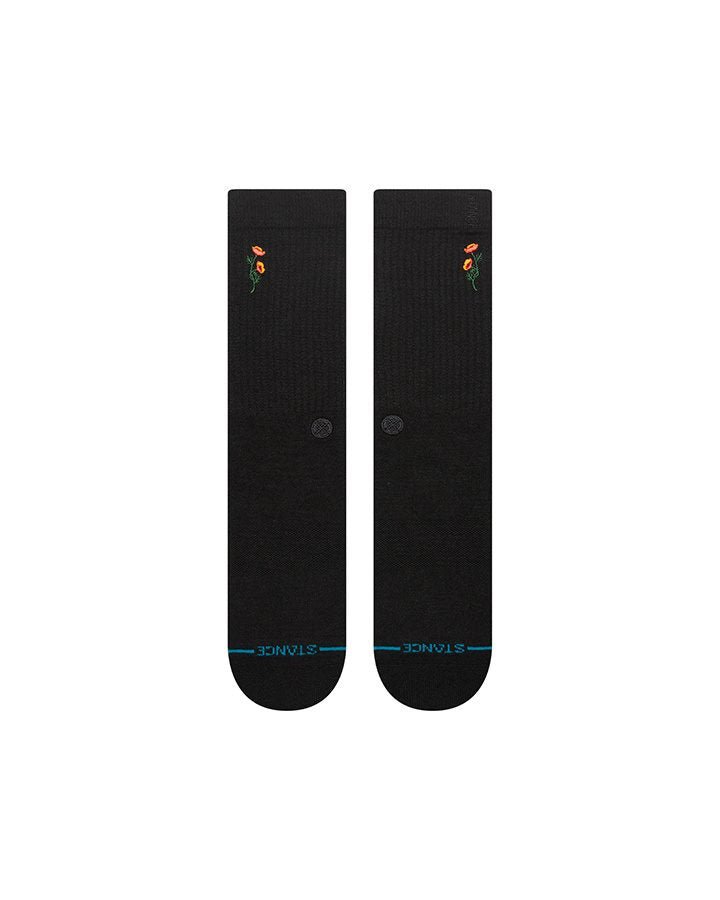 Stance Twiggy Crew Sock - Black - Kubanna