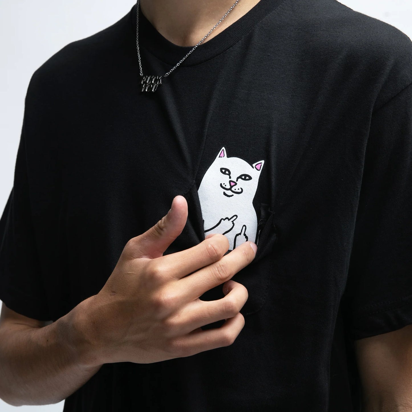 RIPNDIP Lord Nermal Pocket T-Shirt - Black