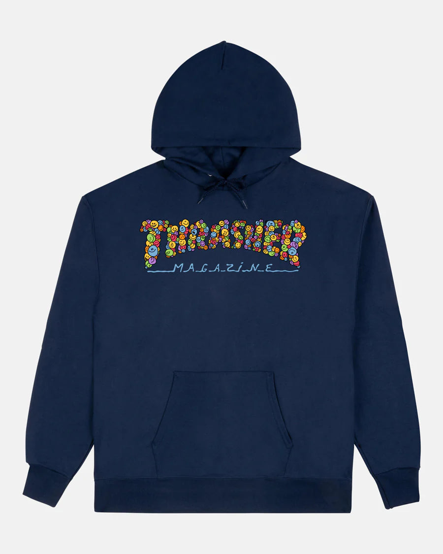 Thrasher Smile by Spanky Hoodie - Navy