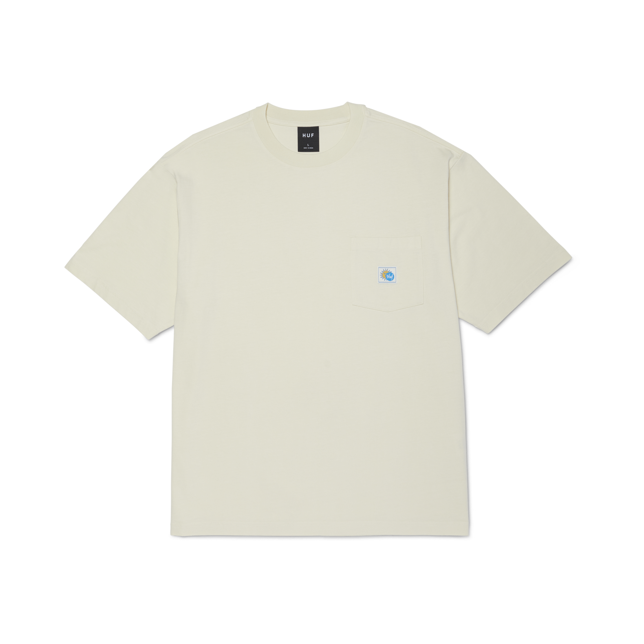 HUF TOTAL ECLIPSE S/S KNIT BOXY TOP - Natural - Kubanna