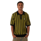 HUF TRACE STRIPE S/S KNIT TOP - Moss - Kubanna