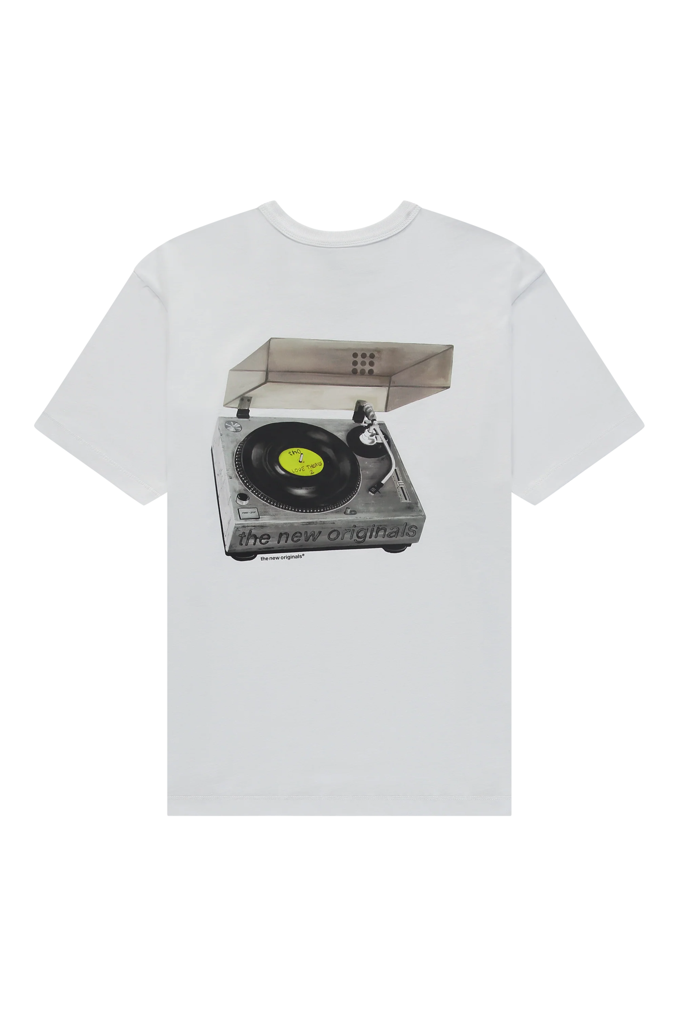 The New Originals Turntable Tee - White - Kubanna