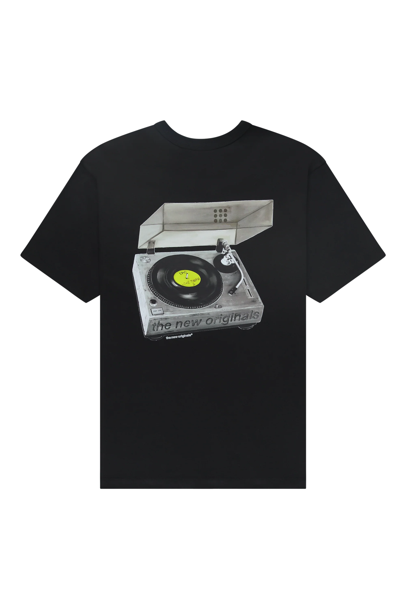 The New Originals Turntable Tee - Black - Kubanna