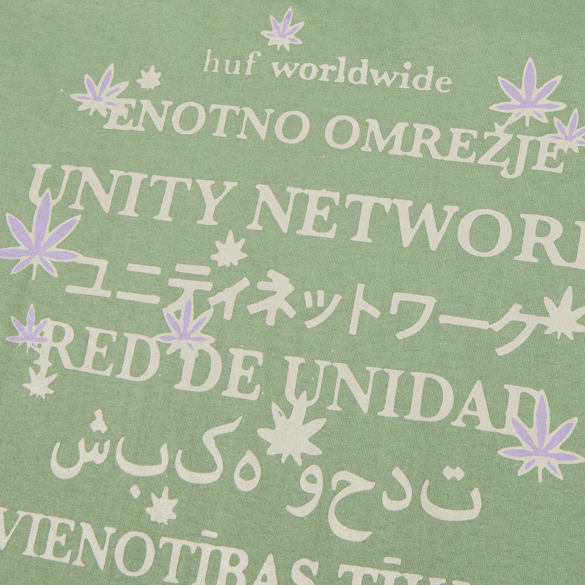 HUF UNITY NETWORK S/S TEE - Basil - Kubanna