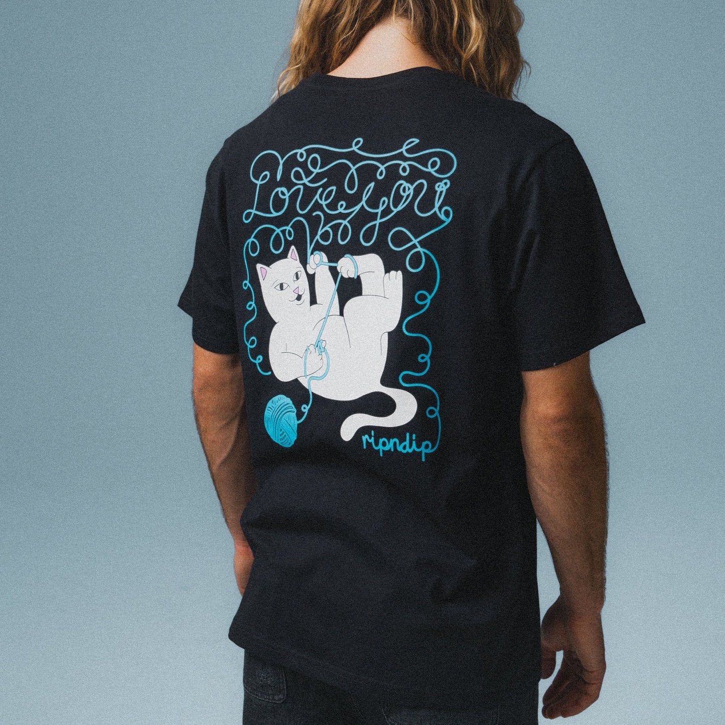 RIPNDIP THREADS TEE BLACK