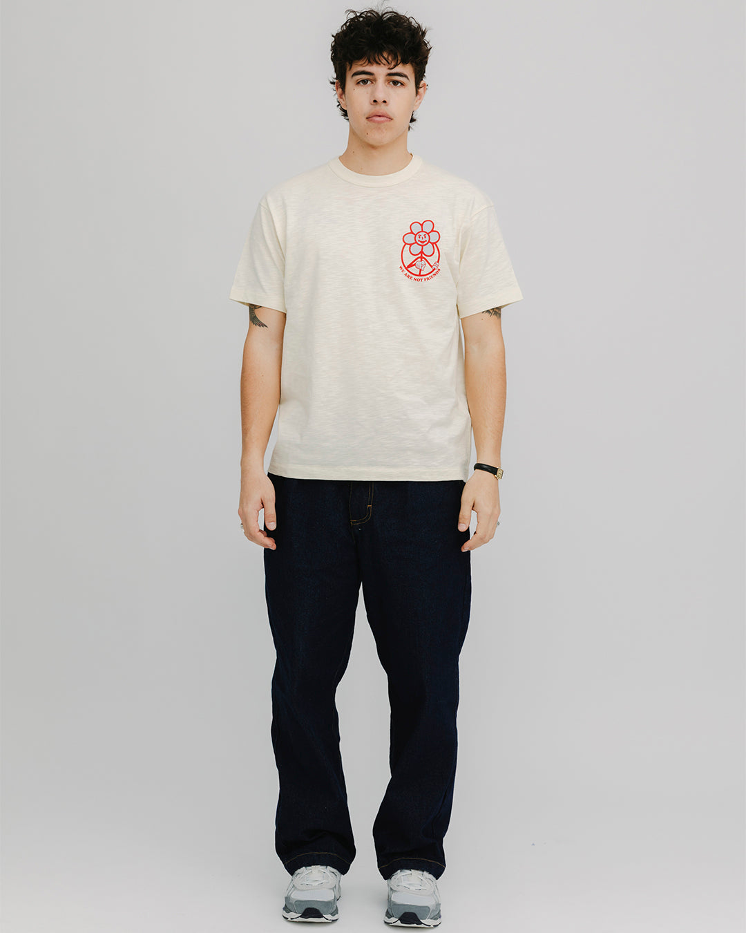 WANF Daisy Off Tee - Off-White