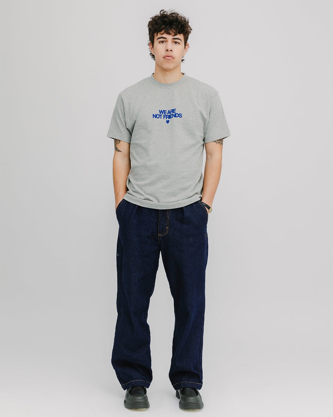 WANF Bold Love Tee - Grey - Kubanna
