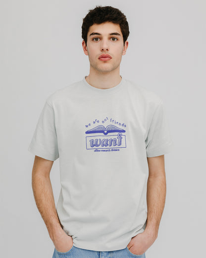 WANF Library Tee - Light Grey