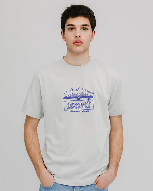 WANF Library Tee - Light Grey