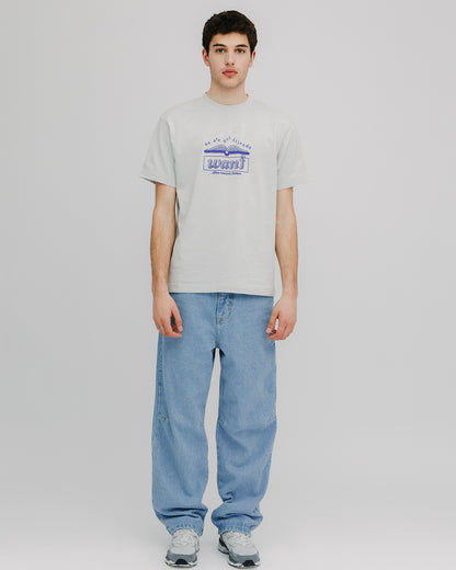 WANF Library Tee - Light Grey
