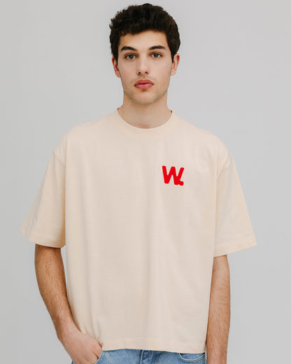WANF Boxy Tee - Cream