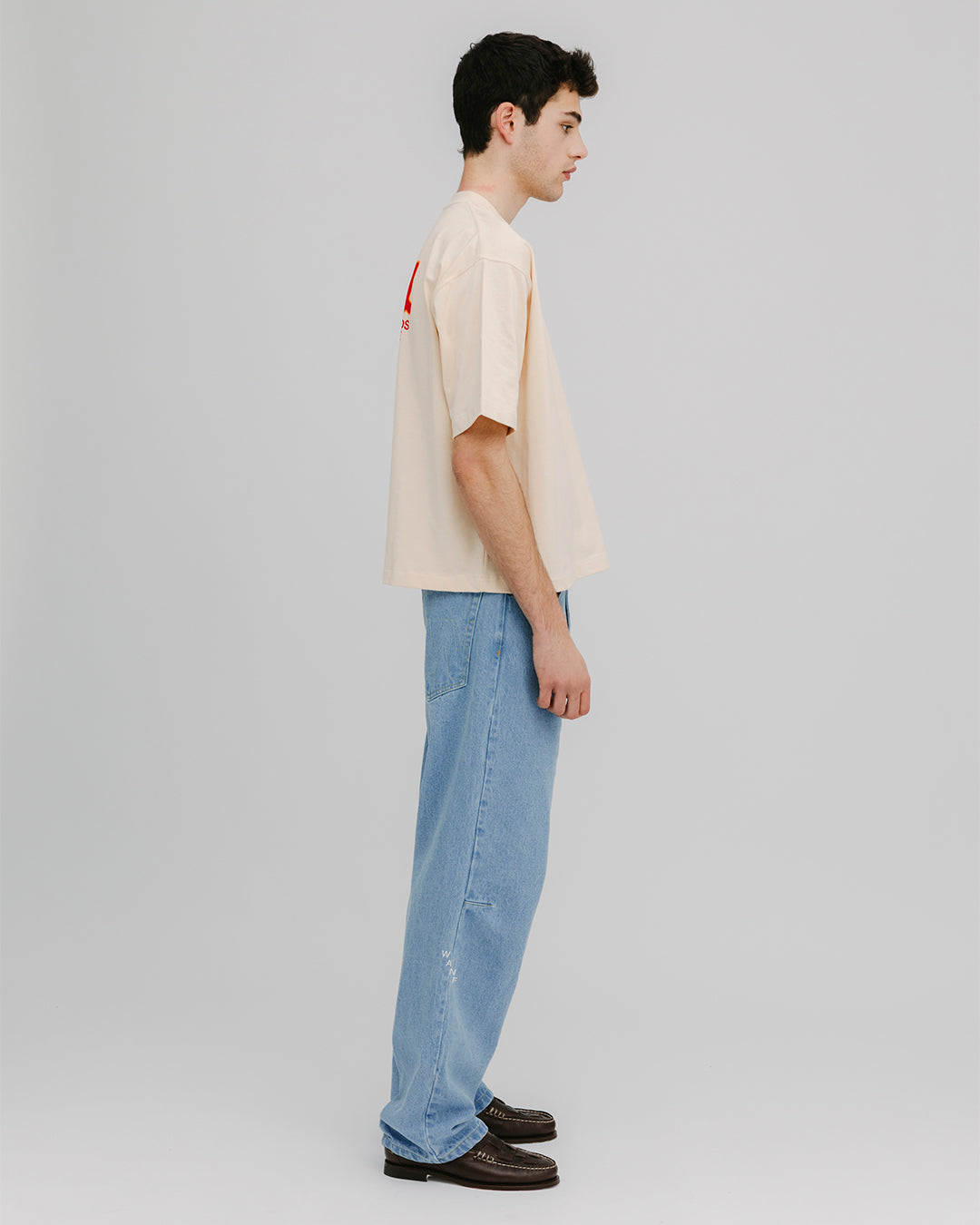 WANF Boxy Tee - Cream