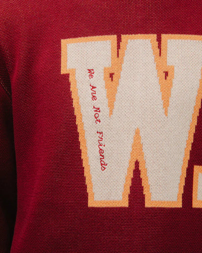 WANF W. State Sweater - Dark Red