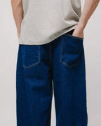 WANF Asa Cut Indigo Jeans - Dark Blue - Kubanna
