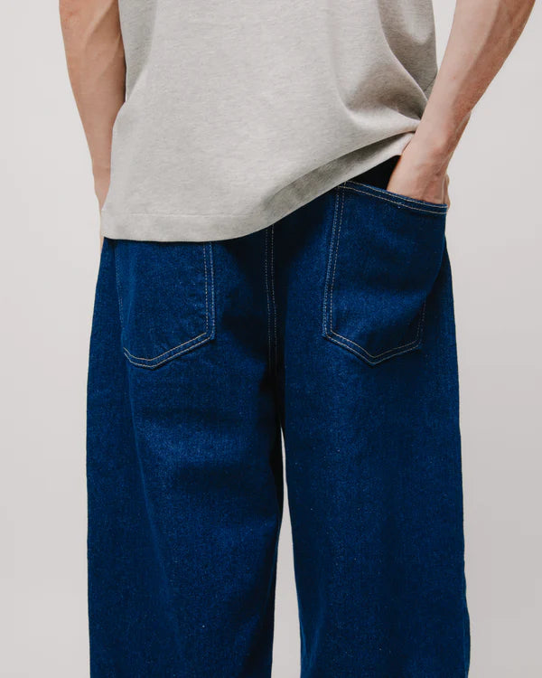 WANF Asa Cut Indigo Jeans - Dark Blue