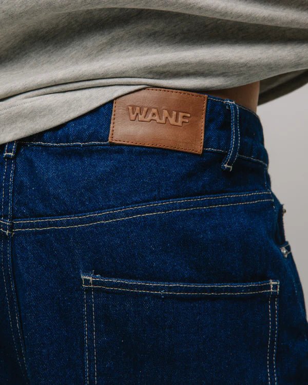 WANF Asa Cut Indigo Jeans - Dark Blue - Kubanna