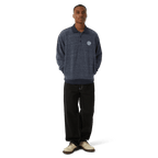 HUF WINSTON POLO FLEECE - NAVY - Kubanna