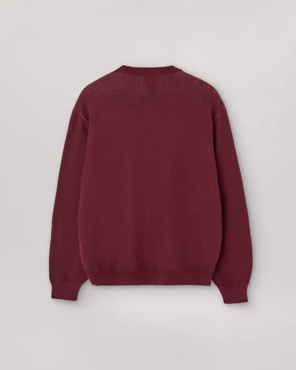 WANF W. State Sweater - Dark Red