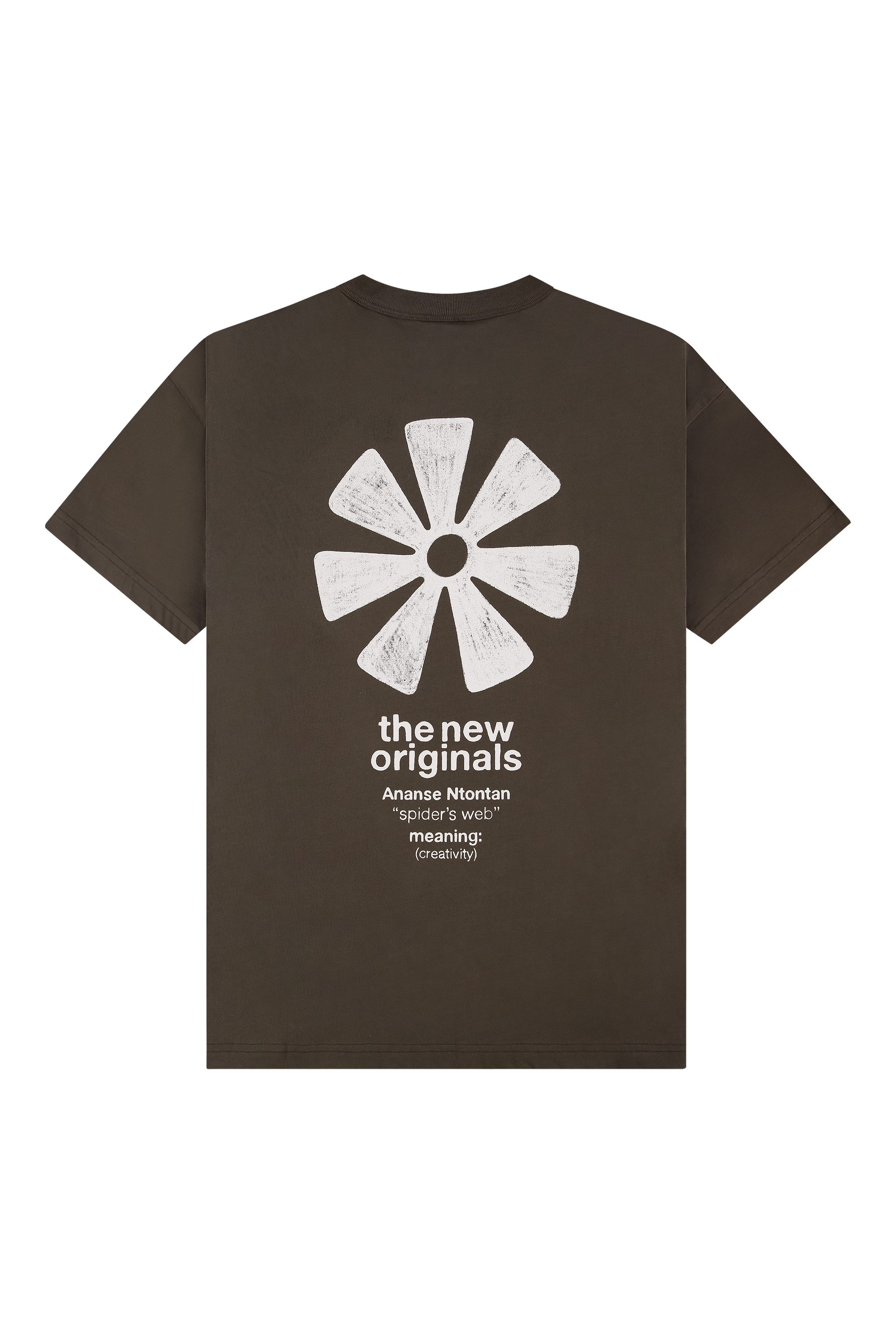 The New Originals | Ananse Adinkra T-shirt - Acid Brown