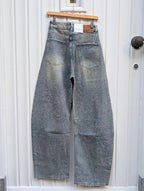 Balloon Carpenter Jeans Glitter Studs - Washed Blue - Kubanna