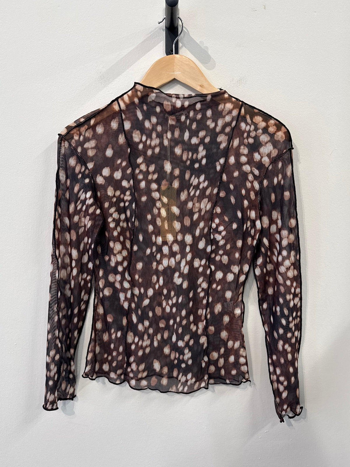 Barbara Print Top - Brown - Kubanna