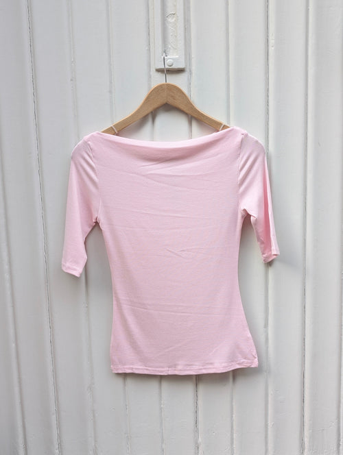 Boat Neck Top - Pink - Kubanna