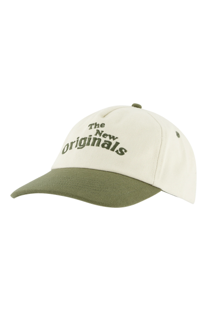 The New Originals Workman Cap - White/Olivine