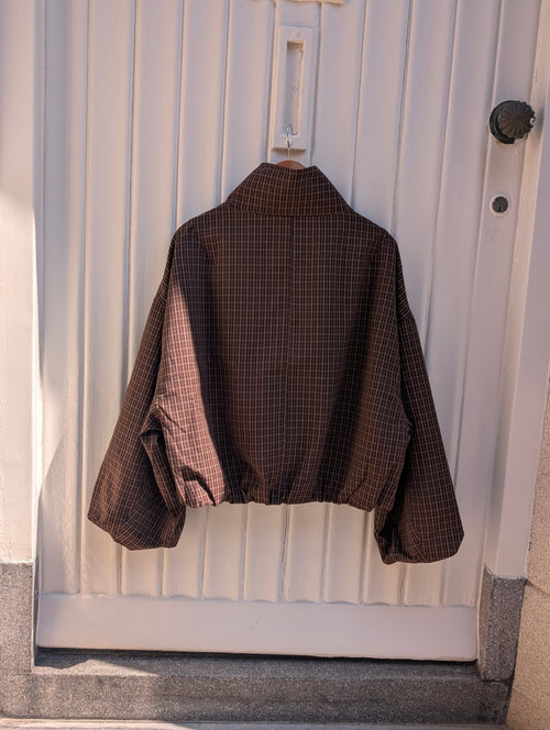 Check Jacket - Brown - Kubanna