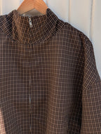 Check Jacket - Brown - Kubanna