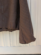 Check Jacket - Brown - Kubanna