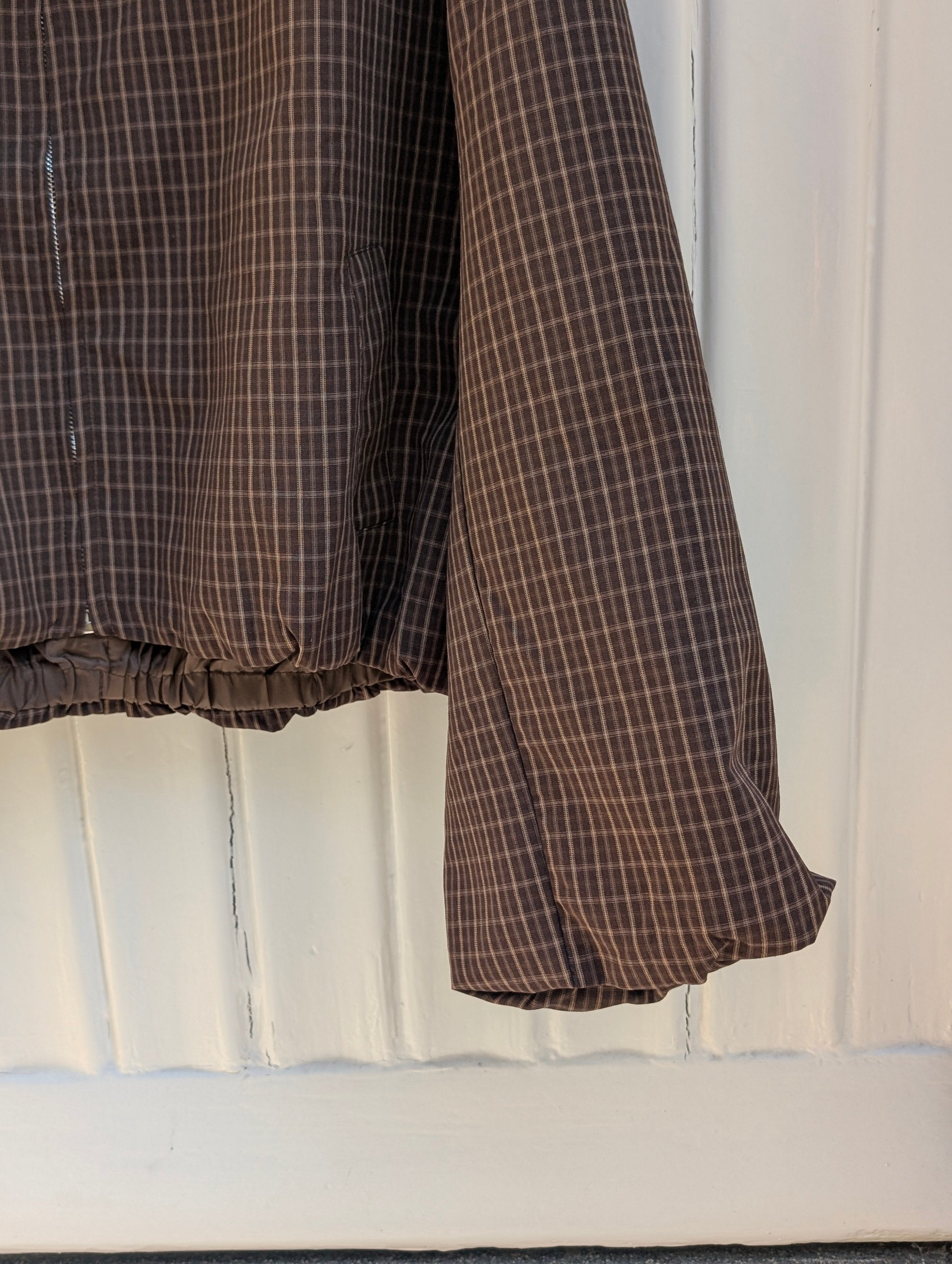 Check Jacket - Brown - Kubanna