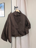 Check Jacket - Brown - Kubanna