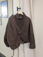 Check Jacket - Brown - Kubanna
