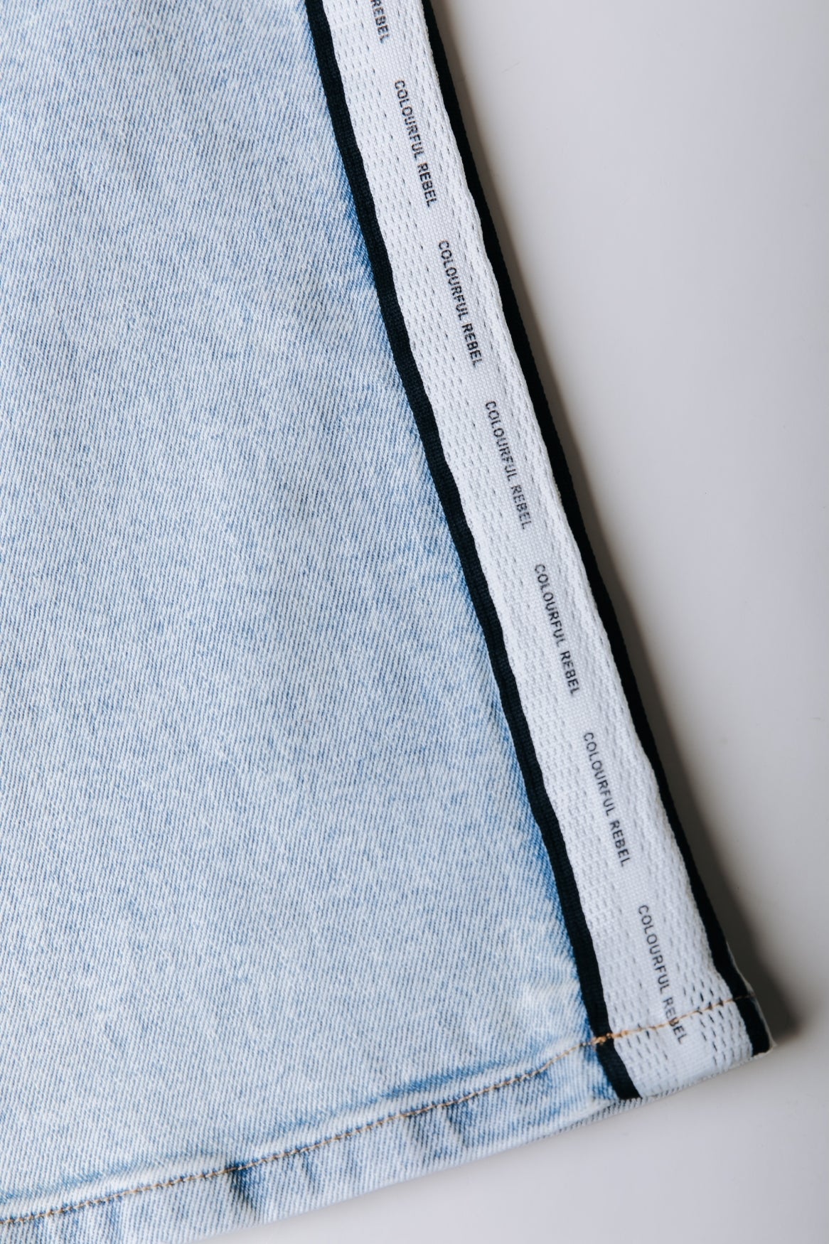 Colourful Rebel Gaias Tuxedo Jeans - Light Blue Denim - Kubanna