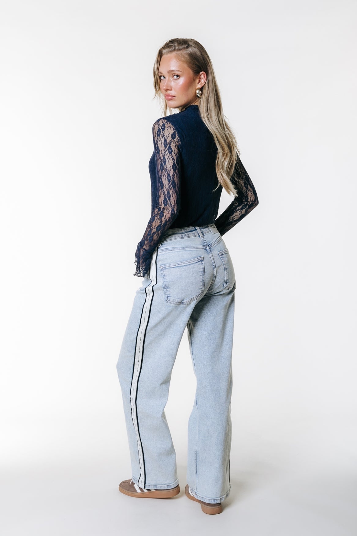 Colourful Rebel Gaias Tuxedo Jeans - Light Blue Denim - Kubanna