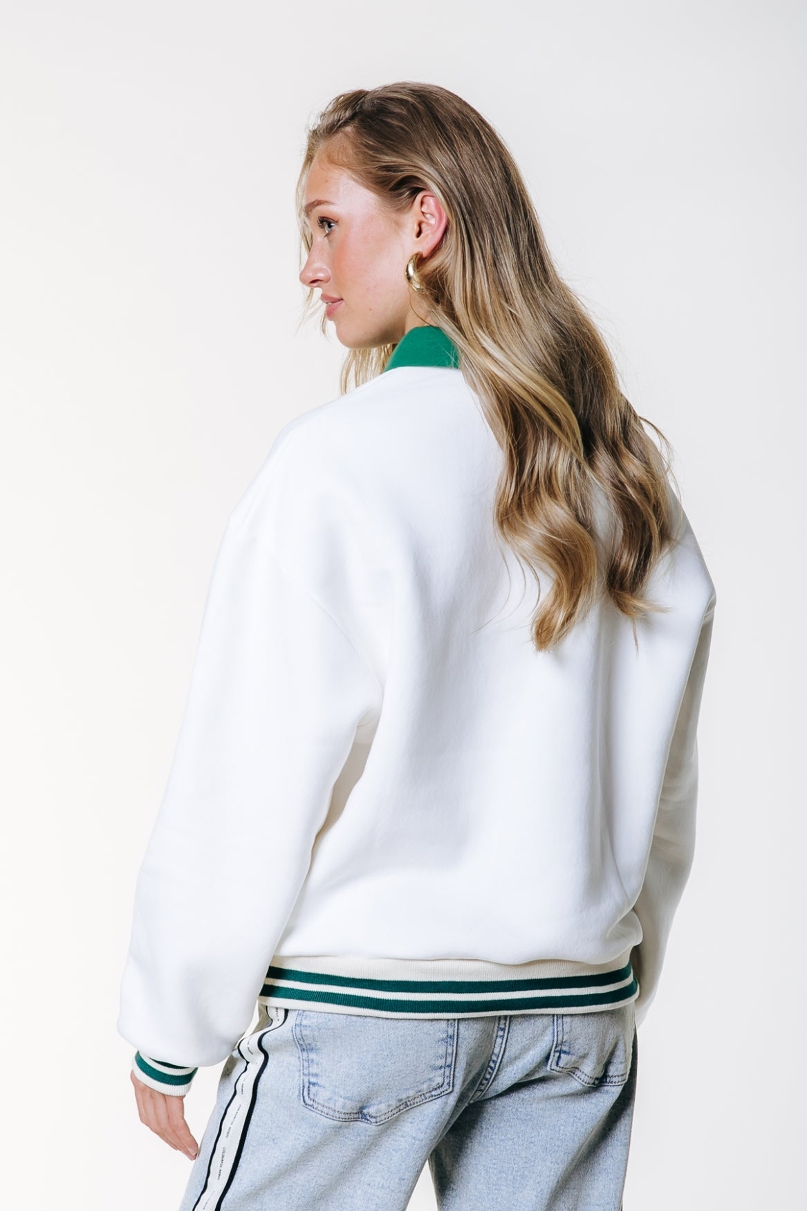 Colourful Rebel Polo Athl. Team Sweater - Offwhite - Kubanna