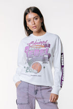 Colourful Rebel - Rebel Basketball Longsleeve - White - Kubanna