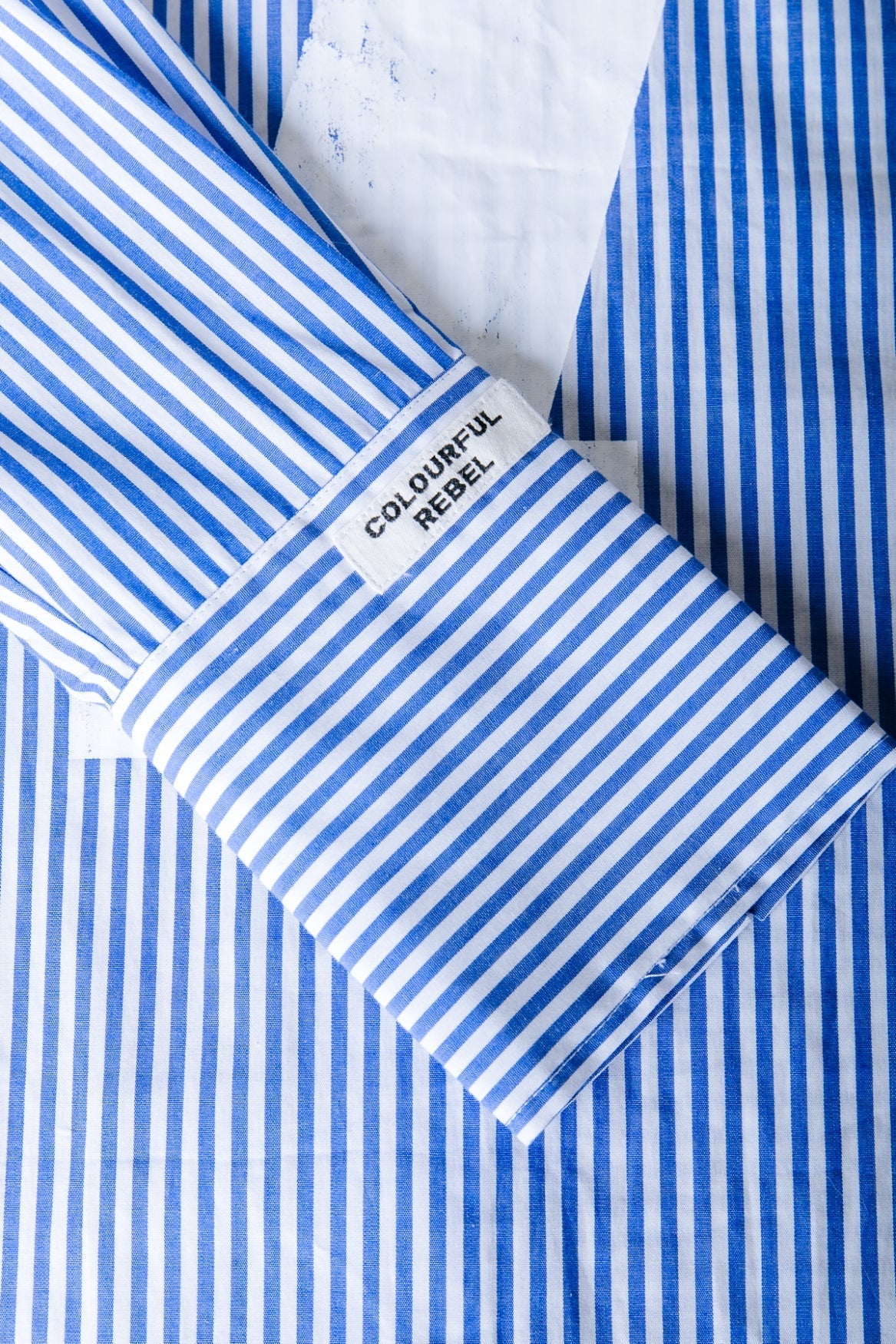 Colourful Rebel Talia Striped Blouse - White/Blue - Kubanna