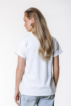 Colourful Rebel Uni Logo Boxy T-shirt - White - Kubanna