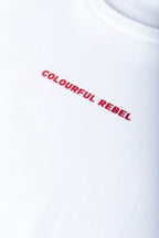 Colourful Rebel Uni Logo Boxy T-shirt - White - Kubanna