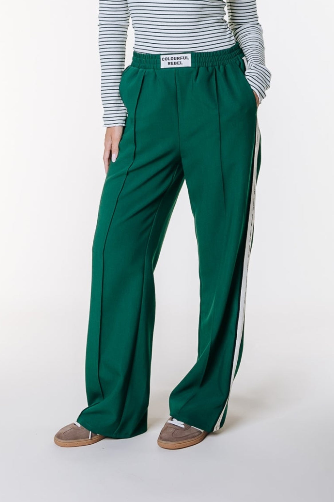 Colourful Rebel Vella Sport Pants - Green - Kubanna