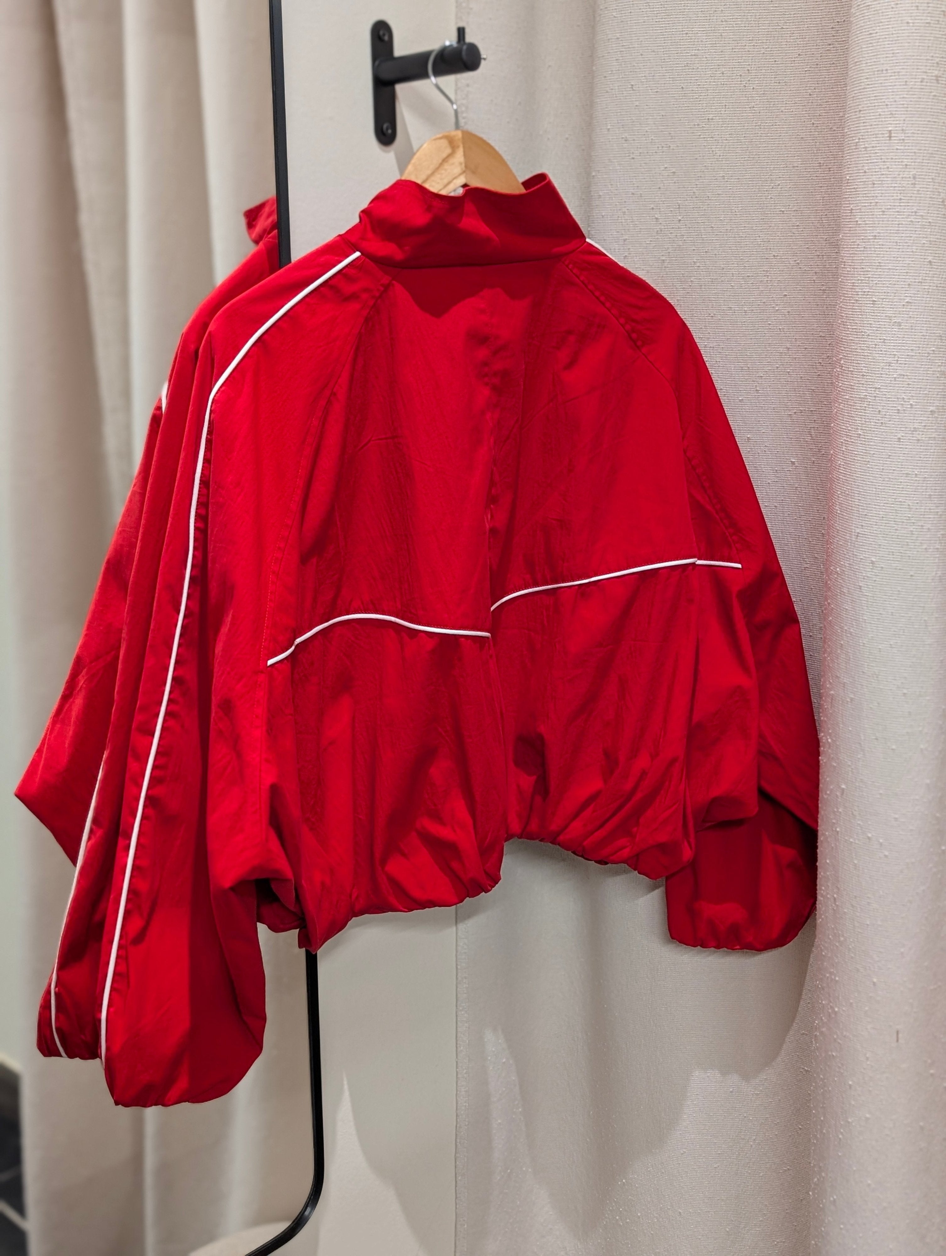 Contrast Line Track Jacket - Red - Kubanna
